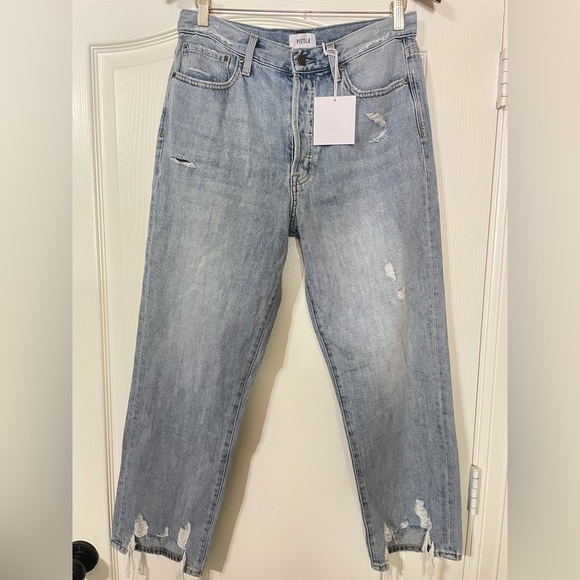 PISTOLA Charlie Ruthless Ripped Straight Leg Jeans - Picture 2 of 15